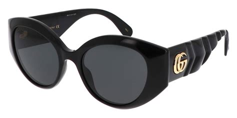 Gucci™ GG0809S 001 52 Black Sunglasses 